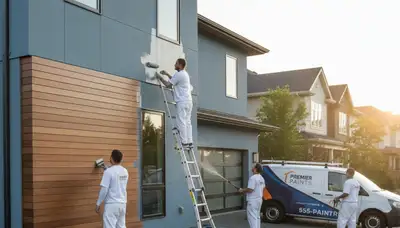 Professional exterior house painting in Virginia Beach VA by Coastal House Painters