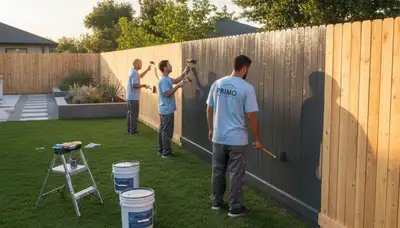 Professional fence painting service in Virginia Beach VA protecting wood from coastal weather