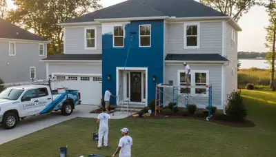 House painting services in Virginia Beach, VA for residential exterior and interior projects