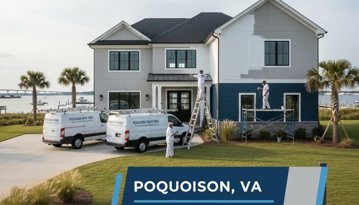 Professional house painting service in Virginia Beach, VA for residential exterior and interior homes