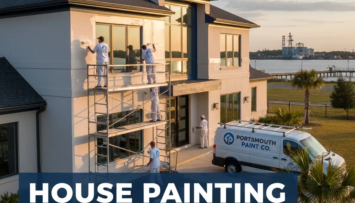 Professional house painting service in Virginia Beach, VA for residential interior and exterior projects