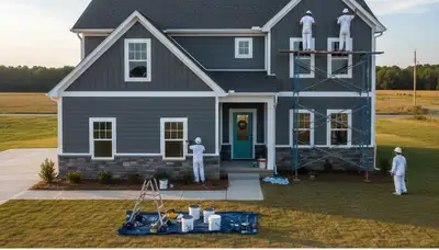 Professional exterior house painting service in Virginia Beach VA by local painting experts