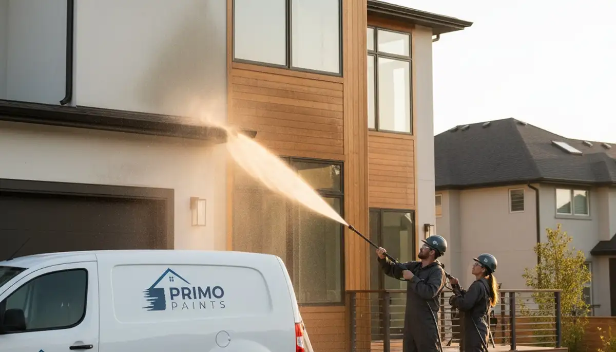 Professional pressure cleaning Virginia Beach VA home exterior by expert house painters